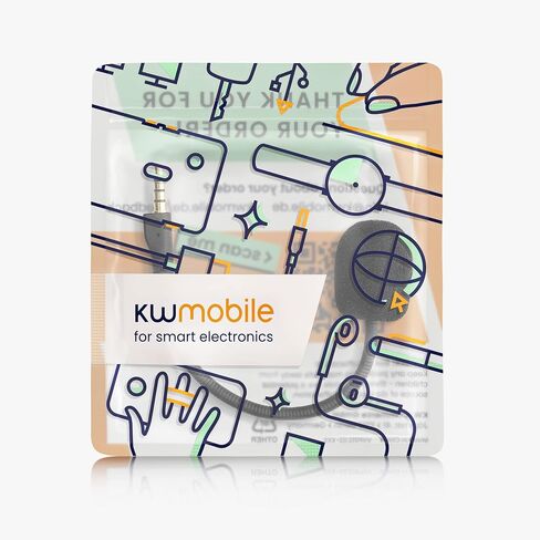 ميكروفون kwmobile متوافق مع Steelseries Arctis 1 - ميكروفون بديل لسماعات الألعاب - أسود in Saudi Arabia