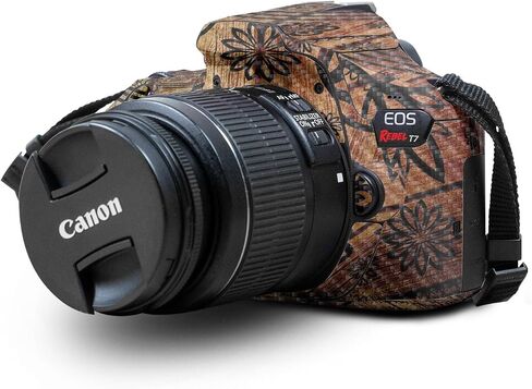 غلاف لامع لامع متوافق مع كاميرا Canon EOS Rebel T7 - ​​أكريليك لافندر - غطاء لاصق واقٍ من الفينيل الفاخر 3M - سهل الاستخدام | صُنع في الولايات المتحدة الأمريكية بواسطة MightySkins in Saudi Arabia