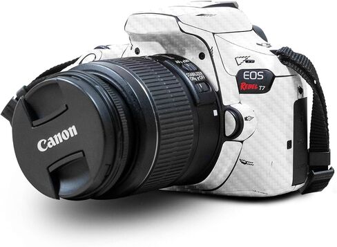 Carbon Fiber Skin Compatible with Canon EOS Rebel T7 Camera - Triangle Stripes - Premium 3M Vinyl Protective Wrap Decal Cover - Easy to Apply | Crafted in The USA by MightySkins in Saudi Arabia