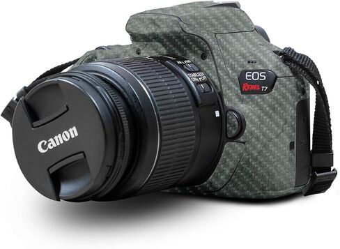 Carbon Fiber Skin Compatible with Canon EOS Rebel T7 Camera - Green Stone - Premium 3M Vinyl Protective Wrap Decal Cover - Easy to Apply | Crafted in The USA by MightySkins in Saudi Arabia