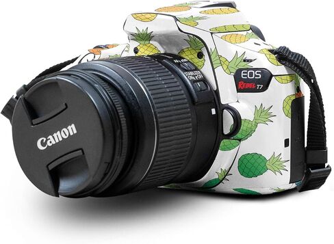 غلاف لامع لامع متوافق مع كاميرا Canon EOS Rebel T7 - ​​زجاج ملون - غطاء لاصق واقٍ من الفينيل 3M ممتاز - سهل الاستخدام | صُنع في الولايات المتحدة الأمريكية بواسطة MightySkins in Saudi Arabia
