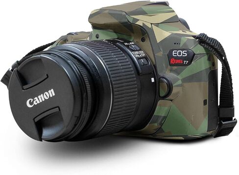 غلاف لامع لامع متوافق مع كاميرا Canon EOS Rebel T7 - ​​زجاج ملون - غطاء لاصق واقٍ من الفينيل 3M ممتاز - سهل الاستخدام | صُنع في الولايات المتحدة الأمريكية بواسطة MightySkins in Saudi Arabia