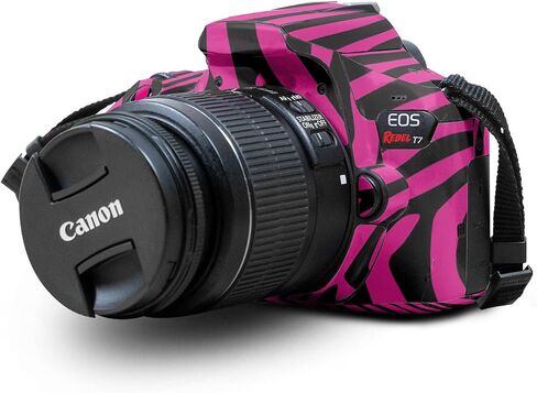 Carbon Fiber Skin Compatible with Canon EOS Rebel T7 Camera - Baby Moon - Premium 3M Vinyl Protective Wrap Decal Cover - Easy to Apply | Crafted in The USA by MightySkins in Saudi Arabia