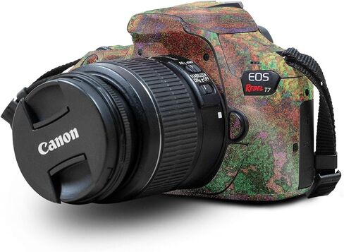 Carbon Fiber Skin Compatible with Canon EOS Rebel T7 Camera - Green Stone - Premium 3M Vinyl Protective Wrap Decal Cover - Easy to Apply | Crafted in The USA by MightySkins in Saudi Arabia