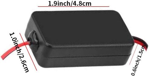 مقوم الرؤية الخلفية للسيارة، موصل مرشح مكثف مرحل الطاقة 12 فولت تيار مستمر لمعدل الكاميرا الاحتياطية وفلتر كاميرا السيارة التلقائي (عبوة من قطعتين) in Kuwait