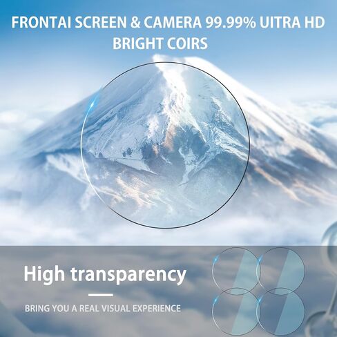 Suoman 4-Pack for Garmin Approach S70 47mm Screen Protector Tempered Glass,[Anti-Scratch][2.5D 9H Hardness] Screen Protector in Saudi Arabia