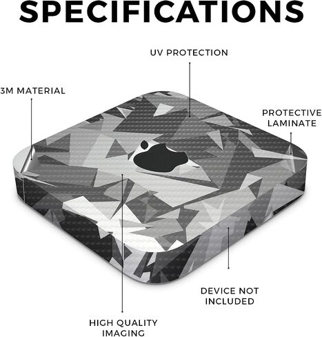 Glossy Glitter Skin Compatible with Apple Mac Mini M2 Pro (2023) - Sakura Pink - Premium 3M Vinyl Protective Wrap Decal Cover - Easy to Apply | Crafted in The USA by MightySkins in Saudi Arabia