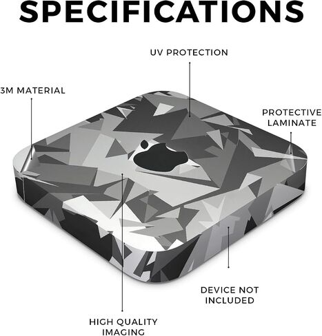 Glossy Glitter Skin Compatible with Apple Mac Mini M2 Pro (2023) - Sakura Pink - Premium 3M Vinyl Protective Wrap Decal Cover - Easy to Apply | Crafted in The USA by MightySkins in Saudi Arabia