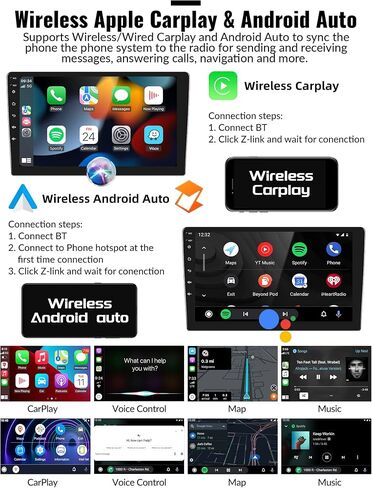 ستيريو راديو السيارة CamECHO Android 13 لسيارة Mercedes Benz C-Class C180 C200 C230 C250 C300 C350 W204 S204 2006-2011، مشغل الوسائط المتعددة للسيارة مع Carplay/Android Auto HiFi GPS WiFi FM RDS SWC + كاميرا احتياطية in Saudi Arabia
