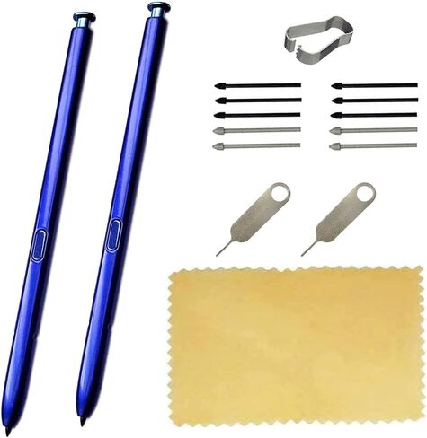 (عبوة من قطعتين/بدون بلوتوث) أجزاء قلم استبدال قلم Note 10 لجهاز Samsung Galaxy Note 10، Note 10 Plus، Note 10 5G مع أطراف صلبة بديلة (وردي) in Kuwait