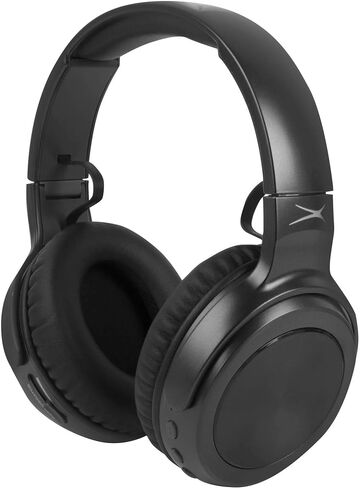 Altec Lansing MZX701- BLK Rumble Bass Boosted Over Ear Bluetooth Headphones with Omnidirectional Vibration, 10 Hour Battery Life and Voice Assistant Integration, Dynamic Bass, Black, 8.3 x 8.2 x 4.1 Inches in Saudi Arabia
