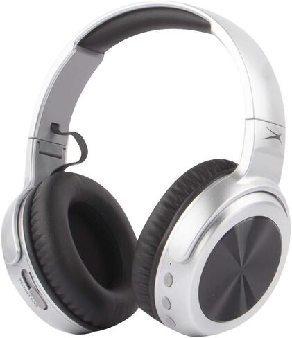 Altec Lansing MZX701- BLK Rumble Bass Boosted Over Ear Bluetooth Headphones with Omnidirectional Vibration, 10 Hour Battery Life and Voice Assistant Integration, Dynamic Bass, Black, 8.3 x 8.2 x 4.1 Inches in Saudi Arabia