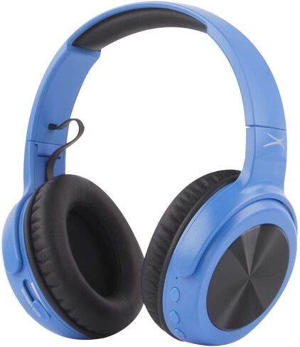 Altec Lansing MZX701- BLK Rumble Bass Boosted Over Ear Bluetooth Headphones with Omnidirectional Vibration, 10 Hour Battery Life and Voice Assistant Integration, Dynamic Bass, Black, 8.3 x 8.2 x 4.1 Inches in Kuwait