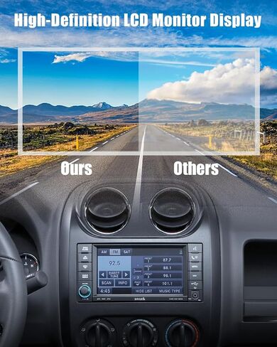 ونفون 7 بوصة Uconnect شاشة تعمل باللمس جهاز الملاحة بالراديو لـ 2017-2020 جيب كومباس TDO-WXGA0700K00057-V1 LMB-K00057BL-A in Kuwait