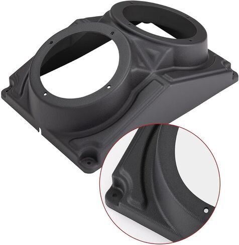 A & UTV PRO UTV Overhead Speakers Pod Enclosure, 6.5" Universal Speaker Systems Mount Box Compatible with Polaris RZR, UTV, Cart Accessories, Waterproof, Black, 1PCS in Saudi Arabia