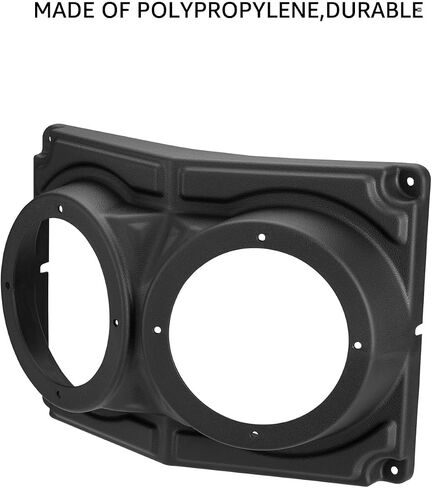 A & UTV PRO UTV Overhead Speakers Pod Enclosure, 6.5" Universal Speaker Systems Mount Box Compatible with Polaris RZR, UTV, Cart Accessories, Waterproof, Black, 1PCS in Saudi Arabia