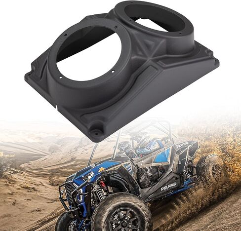 A & UTV PRO UTV Overhead Speakers Pod Enclosure, 6.5" Universal Speaker Systems Mount Box Compatible with Polaris RZR, UTV, Cart Accessories, Waterproof, Black, 1PCS in Saudi Arabia