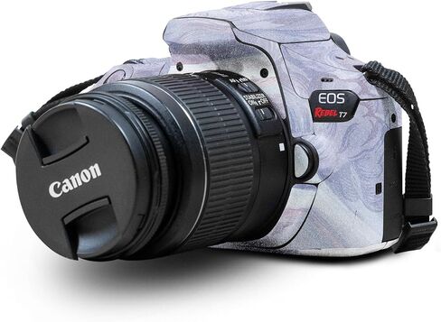 Carbon Fiber Skin Compatible with Canon EOS Rebel T7 Camera - Acid Hex - Premium 3M Vinyl Protective Wrap Decal Cover - Easy to Apply | Crafted in The USA by MightySkins in Saudi Arabia