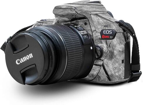 Carbon Fiber Skin Compatible with Canon EOS Rebel T7 Camera - Acid Hex - Premium 3M Vinyl Protective Wrap Decal Cover - Easy to Apply | Crafted in The USA by MightySkins in Saudi Arabia