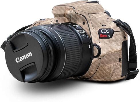 Carbon Fiber Skin Compatible with Canon EOS Rebel T7 Camera - Acid Hex - Premium 3M Vinyl Protective Wrap Decal Cover - Easy to Apply | Crafted in The USA by MightySkins in Saudi Arabia