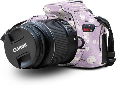Carbon Fiber Skin Compatible with Canon EOS Rebel T7 Camera - Acid Hex - Premium 3M Vinyl Protective Wrap Decal Cover - Easy to Apply | Crafted in The USA by MightySkins in Saudi Arabia
