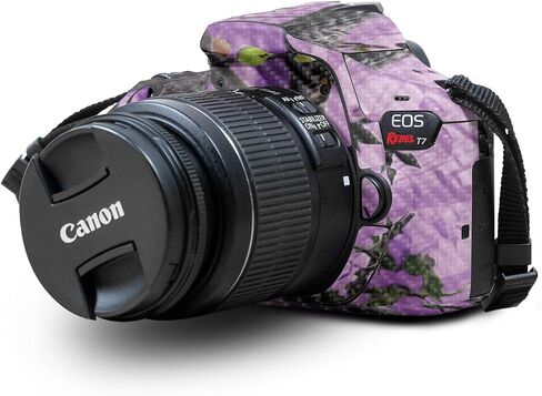 Carbon Fiber Skin Compatible with Canon EOS Rebel T7 Camera - Action Fish Puzzle - Premium 3M Vinyl Protective Wrap Decal Cover - Easy to Apply | Crafted in The USA by MightySkins in Saudi Arabia