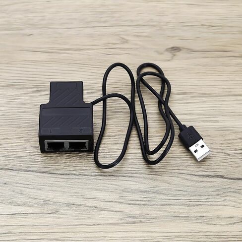 Create idea RJ45 Network Splitter Adapter 1 to 2 Ways RJ45 Network Distributor for RJ45 Port Computers Routers Network Boxes Compatible with Cat 5 Cat 5e Cat 6 Cat 7 in Saudi Arabia