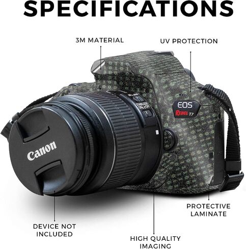 Skin Compatible with Canon EOS Rebel T7 Camera - Cat Lady - Premium 3M Vinyl Protective Wrap Decal Cover - Easy to Apply | Crafted in The USA by MightySkins in Kuwait