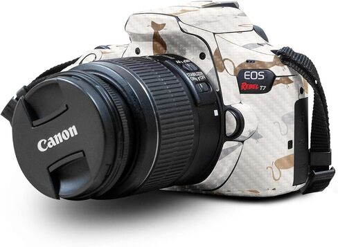Skin Compatible with Canon EOS Rebel T7 Camera - Cat Lady - Premium 3M Vinyl Protective Wrap Decal Cover - Easy to Apply | Crafted in The USA by MightySkins in Kuwait