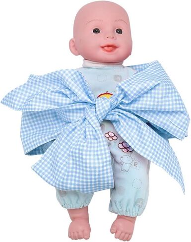 Newborn Swaddle Sash Maternity Bow Sash Newborn Infant Blanket Swaddling Blankets for Photo Shot Stretch Wrap Blankets & Swaddling (Light Blue Plaid) in Saudi Arabia