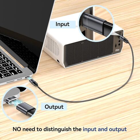 محول HDMI مغناطيسي 2.1، 48 جيجابت في الثانية، يدعم 8K@60 هرتز، قناة إرجاع الصوت، Dolby Atmos، الواقع الافتراضي ثلاثي الأبعاد، متوافق مع تلفزيون UHD، الشاشة، الكمبيوتر in Kuwait