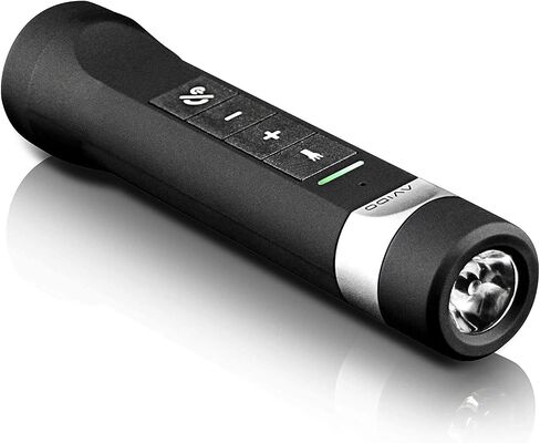 Scout All-in-One 5 Function [LED Flashlight, Wireless Speaker, 2500mAh USB Portable Battery, FM Radio, Micro-SD Card Player] Multifunctional Device with Bicycle/Handlebar Clip - Black/Silver in Saudi Arabia