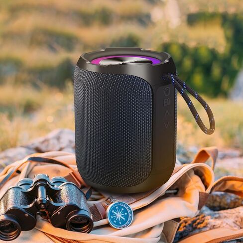 YOUXIU 40W Portable Bluetooth Speaker 360 Degree Stereo Subwoofer IPX7 Waterproof with Lighting Support TF Double Pairing Wireless Speaker in Saudi Arabia