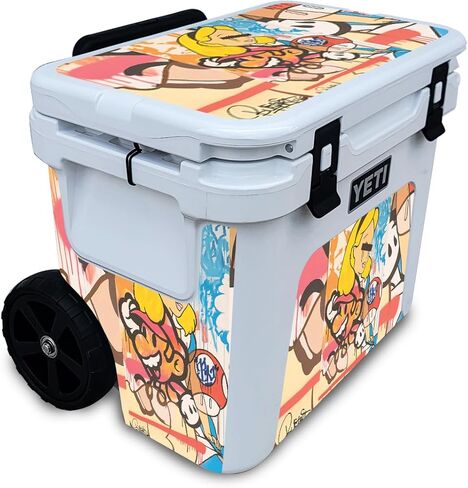 غلاف مبرد متوافق مع مبرد Yeti Roadie 32 ذو العجلات - لا أستطيع الرؤية - غطاء لاصق واقٍ من الفينيل 3M ممتاز - سهل الاستخدام | صُنع في الولايات المتحدة الأمريكية بواسطة MightySkins in Saudi Arabia