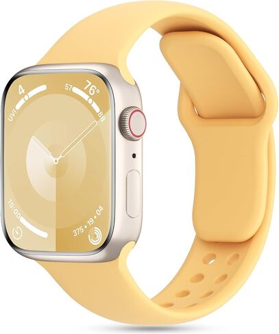 DYKEISS Patented Silicone Compatible with Apple Watch Band 38mm 40mm 41mm 42mm 44mm 45mm 49mm, Soft Waterproof Strap Sport Wristband for iWatch Bands Series 9 8 7 SE 6 5 4 3 2 1 Ultra Women Men in Saudi Arabia