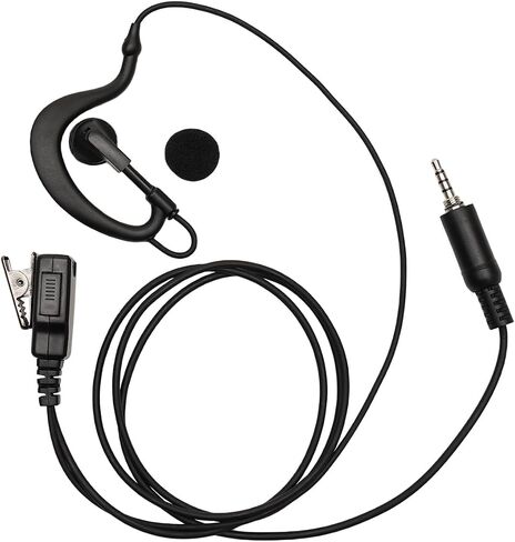 سماعة أذن لاسلكية على شكل حرف G مع ميكروفون PTT متوافقة مع راديو Yaesu Vertex VX-6R EVX-S24 VX-7R VX-6E VX-7E 120 127 170 177 اتجاهين in Kuwait