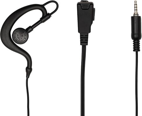 سماعة أذن لاسلكية على شكل حرف G مع ميكروفون PTT متوافقة مع راديو Yaesu Vertex VX-6R EVX-S24 VX-7R VX-6E VX-7E 120 127 170 177 اتجاهين in Kuwait
