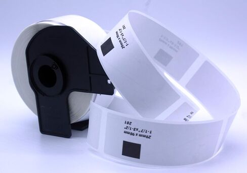 ملصقات بديلة IDIK-11201 متوافقة مع ملصق العنوان القياسي Brother DK-1201 29 مم × 90 مم × 400 قطعة/لفة معبأة في صندوق بيع بالتجزئة مطبوع فردي مع خرطوشة دائمة in Saudi Arabia