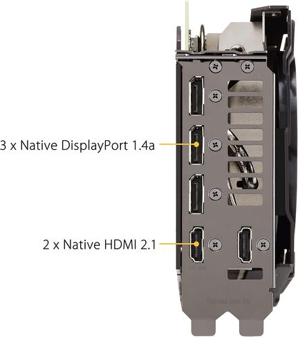 ASUS TUF Gaming NVIDIA GeForce RTX 3070 Ti OC Edition Graphics Card (PCIe 4.0, 8GB GDDR6X, HDMI 2.1, DisplayPort 1.4a, Dual Ball Fan Bearings, Military-Grade Certification, GPU Tweak II) (Renewed) in Kuwait