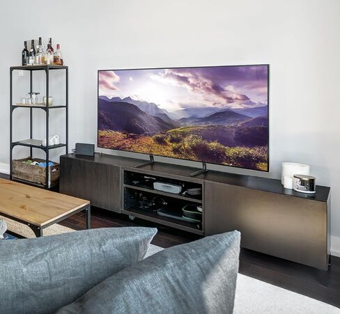 ProMounts Universal Fixed Tabletop TV Stand for 13 to 72 inch Flat and Curved LCD, LED, Plasma Screen, Adjustable Stand Mount Holds up to 110 lbs. in Saudi Arabia