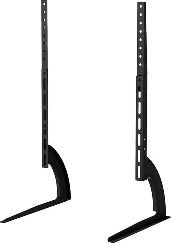 ProMounts Universal Fixed Tabletop TV Stand for 13 to 72 inch Flat and Curved LCD, LED, Plasma Screen, Adjustable Stand Mount Holds up to 110 lbs. in Saudi Arabia
