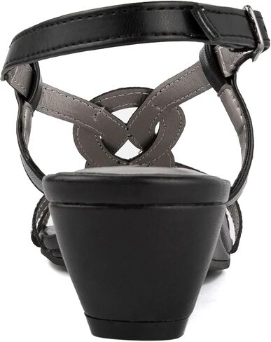 صندل ميدو ويدج أسود / 10 in Kuwait