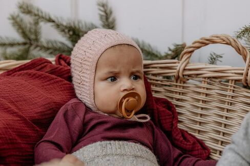 BIBS Pacifiers - De Lux Collection | BPA-Free Baby Pacifier | Made in Denmark | Set of 2 Earth/Meadow Color Premium Soothers | Size 0-6 Months in Saudi Arabia