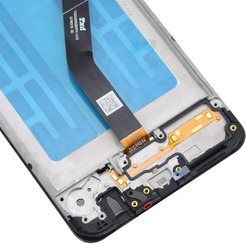 Complete Screen LCD Digitizer Touch Assembly Replacement for Samsung Galaxy A21 SM-A215U SM-A215U1 with Tool Kit and Screen Frame Installed Black 6.5" in Saudi Arabia