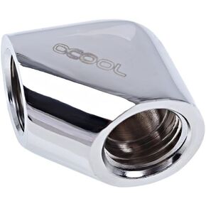 Alphacool 17259 Eiszapfen L-connector G1/4 inner thread to G1/4 inner thread - chrome Water cooling Fittings in Saudi Arabia
