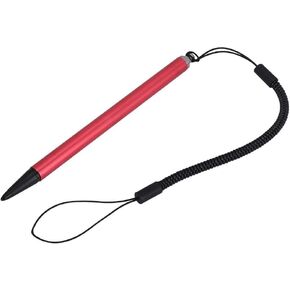 Universal Touch Pen, Black/Silver/Red Resistive POS PDA Navigator Screen Touch Painting Pen with Hanging Spring Rope(Black)