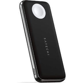 Satechi Quatro Wireless Power Bank 10,000 mAh Portable Charger. Compatible with iPhone iPhone 15 Pro Max/15 Pro/15/15 Plus, Apple Watch Ultra & Series 8/7/6/SE/5/4/3/2/1, AirPods Pro 2/1