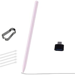 5 Pcs Soft Tips for Samsung Galaxy S9 Ultra S Pen Tip/Nibs Compatible with Galaxy Tab S9 Ultra/S9 Plus/S9 S Pen/Tab S9 FE(Black) Type-C Convertor