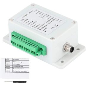 Qiilu NMEA2000 Converter, 9V‑32V DC IP67 Waterproof Converter Box Convert Sensor Singal to NMEA2000 for Boat Yacht