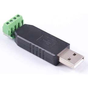 Usangreen USB to RS232 Serial Adapter 4 Pin Terminal Block TXD RXD GND VCC Pinout with FT232RL Chip Support Windows XP/Android/Window7/8/10/Mac OS/Vista